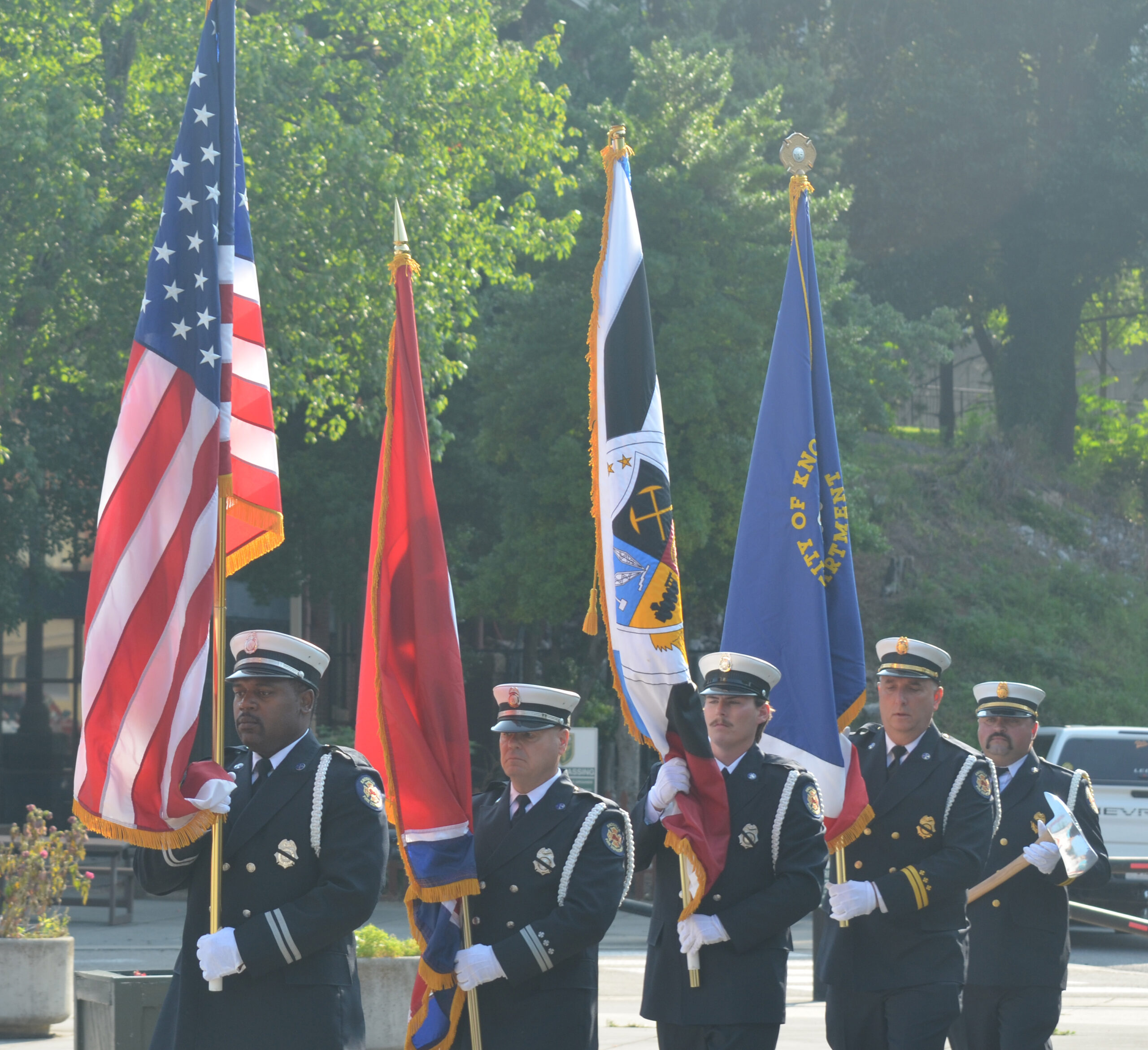 National EMS Moving Honors Memorial Stops in Knoxville to Recognize Fallen First Responders
